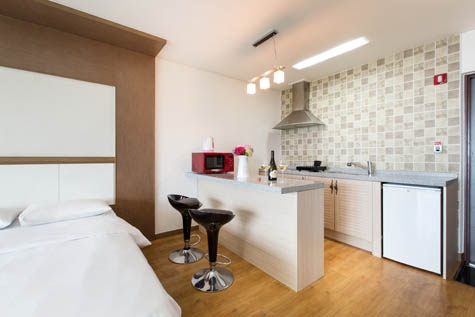 20평 침대2개,원룸-조식불포함